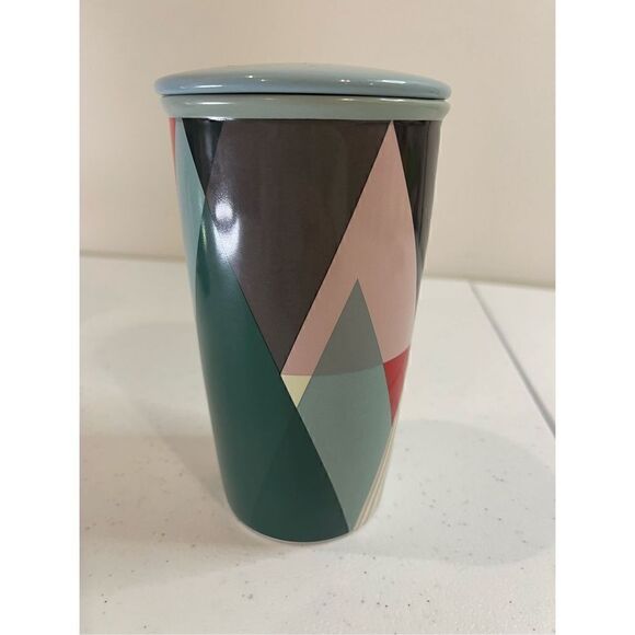 Starbucks ceramic cup with lid and metallic mug bundle - Picture 3 of 13